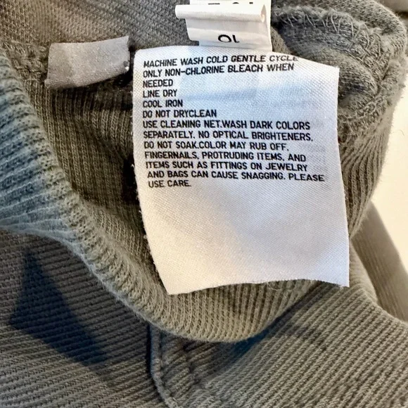 Uniqlo 100% Cotton Sage Olive Green Women's Jogger Pants Size Small Relaxed Fit - Picture 12 of 13